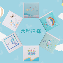 Childrens photo album custom high-end photo studio leather Memorial Book baby photo book making record cute baby growth