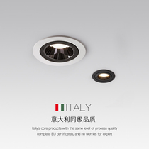 Spotlight led ceiling light Adjustable angle anti-glare Household living room corridor aisle Embedded wall washer spotlight