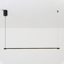 Nordic simple modern restaurant line chandelier minimalist ins wind dining table bar creative desk LED strip lamps