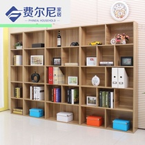 Bookcase bookcase combination with door lattice cabinet Special price Simple floor-to-ceiling bookcase assembly Custom small
