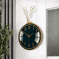 Nordic Light Lavish Deer Head Clock Hanging Clock Home Living Room Fashion Creative Clock Minimalist Personality Modern Wall-mounted Hanging Watch