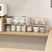 Yushijia kitchen retractable cup holder household cabinet glass mug superimposed storage cup holder