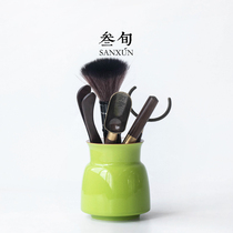 Thirty-year-old point Cui tea ceremony six gentlemen set ebony tea clip tea Knife Kung Fu Tea ceremony spare parts tea making tools