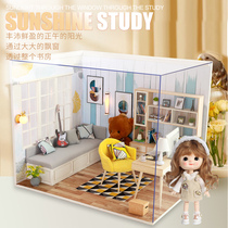 diy hut handmade ob11 baby House mini house assembly creative model toy birthday gift for men and women
