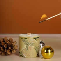 Officially authorized BlackPalace Black Palace peach oolong scented candles home fragrance ornaments creative gift box