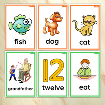 New Concept English Youth Edition Entry Level ab Words Big Cards Over Plastic Packaging Teaching Aids Elementary School Students Learn Flashcards