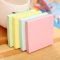 Deli 7737 sticky note paper n times sticky post-it note stickers Free stickers 76x76mm office stationery