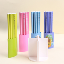 China brand 64 barrels of pencils hexagonal rod HB primary school students writing stationery Childrens writing is not easy to break Childrens first grade second grade gift pen holder China flagship store 6925