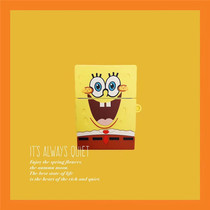 SpongeBob Apple AirPods Protective Case 1 2 Generation Wireless Ear Case Silicone Creative Soft Shell Tide