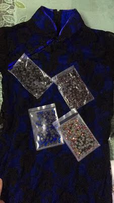 好评！自己DIY的水钻，超闪！