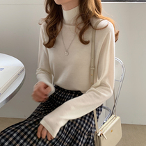 (Limited time 8fold) high-end one-piece high-end all-wool bottoming sweater E1221