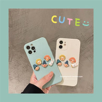 Cartoon three-dimensional characters Huawei enjoy 20se mobile phone case 9 10plus liquid silicone glory 9x 8x all-inclusive lens 20pro anti-fall glory 20 protective cover enjoy 20 lovers
