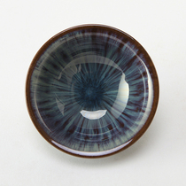 Ceramic Tianmu Kiln Glaze Rough Ceramic Tea Bowl Oil Tea Ceremony Zansha Kung Fu Tea Tea Cup Tea Cup Tea Tea Cup Tea Cup