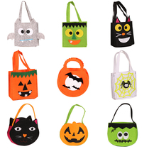 Beauty Halloween three-dimensional childrens handbags candy gift bags kindergarten Festival portable decoration props