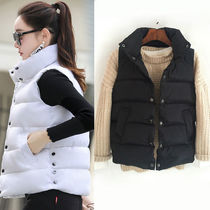 Down Cotton Waistcoat female short section 2020 Autumn Winter outside wearing 100 lap waistcoat Shoulder New Thickened Cotton Vest Jacket