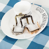 Tang Rabbit Rabbit 5cm Deep Square Mini Unbore Single Lap Gold Four Color Into Handmade Diy Five Gold Accessories Send Drawings