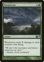 MTG ten thousand smart card M14 Great Storm Windstorm Green silver 201 English