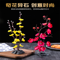 Hotel dishes plates flowers banquet decorations flowers hotels creative ornaments dishes steak