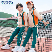 Primary school uniforms Chunqiu suit children's sports meeting clothing first grade class uniforms three or four kindergarten uniforms