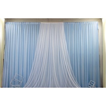 Wedding Celebration Ice Silk Cloth Wedding Celebration Background Cloth Pearls Ice Silk Cloth Ice Thick Cloth Stage Decoration Suspended Ceiling Buds