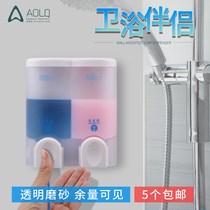 Oliqi Wall-mounted punch-free soap dispenser Hotel shower gel shampoo box pressing household hand sanitizer bottle