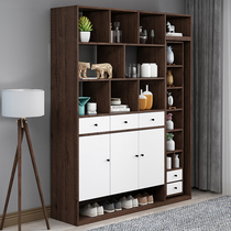 Shoe cabinet home large capacity porch cabinet simple modern hall cabinet partition cabinet multifunctional space saving storage artifact