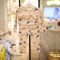 Direct mail ETTOI Korea Pegus childrens clothing 2021 autumn dinosaur underwear set 557608 no fluorescence
