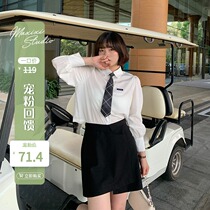 (Pet powder feedback 40% off snap-up non-quality problems do not return and do not change)a-line skirt female high waist is thin