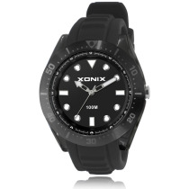 XONIX Precision New Fashion Trendy Black Atmospheric Business Male Couple Quartz Waterproof Hand Wrist Watch Women