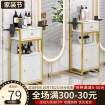 Paint barber shop hair salon tool cart tool cabinet salon beauty salon supplies cart wooden product cabinet