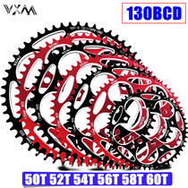 Road car folding bike bicycle 130BCD crank tooth plate positive and negative teeth single disc five claw round sprocket