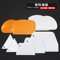 Plastic Squeegee Bull Rolling Sugar Sausage Powder cake Bread Noodle section knife scraping cream plate Home Wide Ice Leather Mooncake Tool
