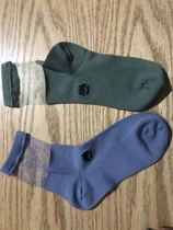 Foreign trade tail Womens cotton kitten embroidered socks 2 pairs
