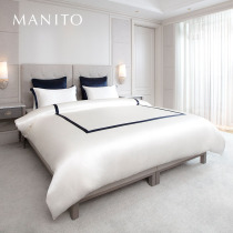 MANITO Mannito French-style lined beds are four pieces of silk silk silk sheets and multiple pieces of sheets*