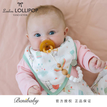 Canada Loulou LOLLIPOP baby triangle towel saliva towel Newborn baby anti-vomiting milk bib bib