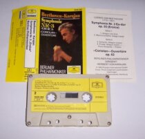 Classical music Polygram Karajan Beethoven Symphony Symphony GW tape T27