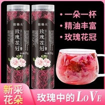Rose Crown Ink Red Rose Mulberry Tea Big Rose Tea Flower Grass Tea Can 3 Cups