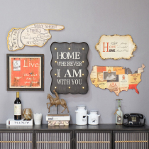 American industrial style retro wall decoration three-dimensional Wall Wall Wall decoration restaurant bedroom Garden Balcony decoration pendant