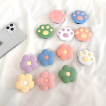 Cute cartoon mobile phone stand Headphone winder Foldable portable desktop lazy stand Fall-proof suitable for Apple Huawei mobile phone shell Ring buckle female creative male couple Silicone mobile phone holder