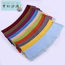 Anti-dirty collar down jacket stickers winter railway cotton knitted fake collar cover unisex disassembly collar disassembly and washing