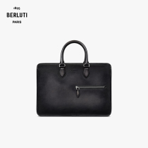 Berluti luxury Un Jour Scritto classic pattern large-capacity leather briefcase