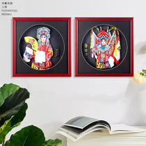 Oriental Gongyi relief Beijing Opera facial makeup pendant ornaments Chinese characteristics decoration Yang Guifei bust series