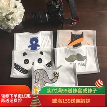 Baby baby square saliva towel bib cotton inner terry towel cloth for boys and girls eating bibs small bibs