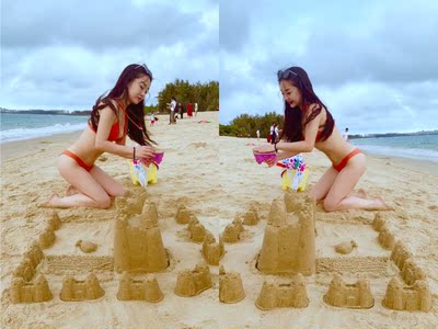 不错,果然又成了海滩上最亮的仔,拍照出来很不错 不错,果然又成了海滩上最亮的仔,拍照出来很不错