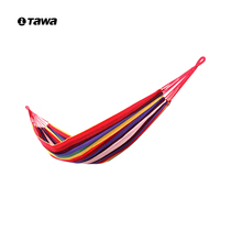 TAWA outdoor camping tie rope canvas hammock indoor dormitory single swing bedroom hammock
