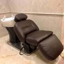 Zhuo Yi factory direct sales Japanese high-end barber shop electric lifting washing bed rotatable simple Japanese Flushing bed