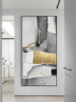 Modern light luxury porch decorative painting vertical corridor aisle mural painting simple abstract hanging painting huge floor living room painting