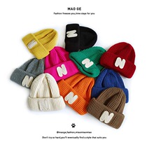 Cat brother's new child hat fashion N standard wool cap 20% off pocket male and female baby personality cloth knitted cap