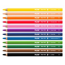 MILAN Spanish erasable color pencil children Primary School students water soluble color lead 12 color pencil anti-breaking