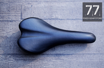 77 dead fly carbon pattern seat bag Advanced imitation carbon seat bag Retro seat cushion imitation carbon pattern comfort